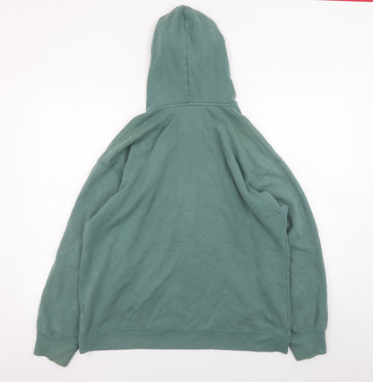 Mens UK Size S Hollister Green Pullover Hoodie