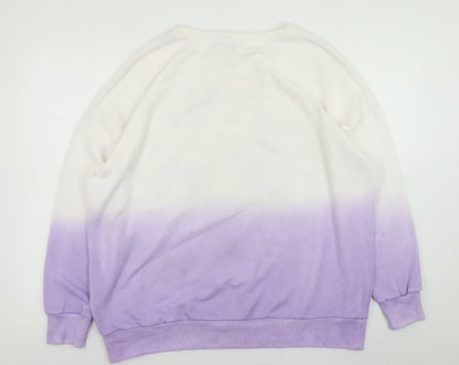 Womens UK Size S George Multicoloured Pullover Sweatshirt