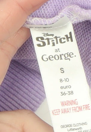 Womens UK Size S George Multicoloured Pullover Sweatshirt