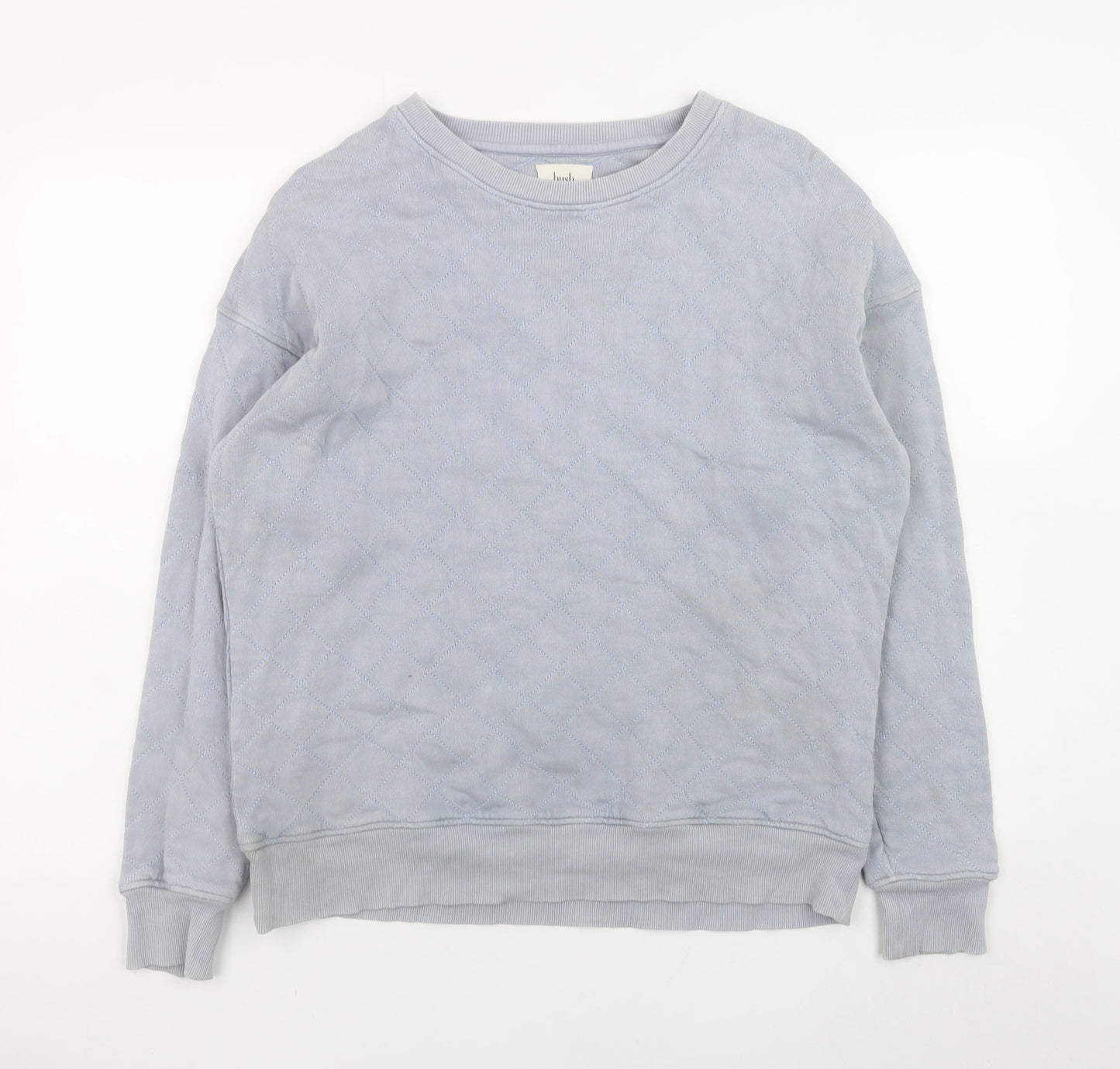 Unisex Adults UK Size S Hush Grey Pullover Sweatshirt