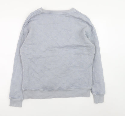 Unisex Adults UK Size S Hush Grey Pullover Sweatshirt