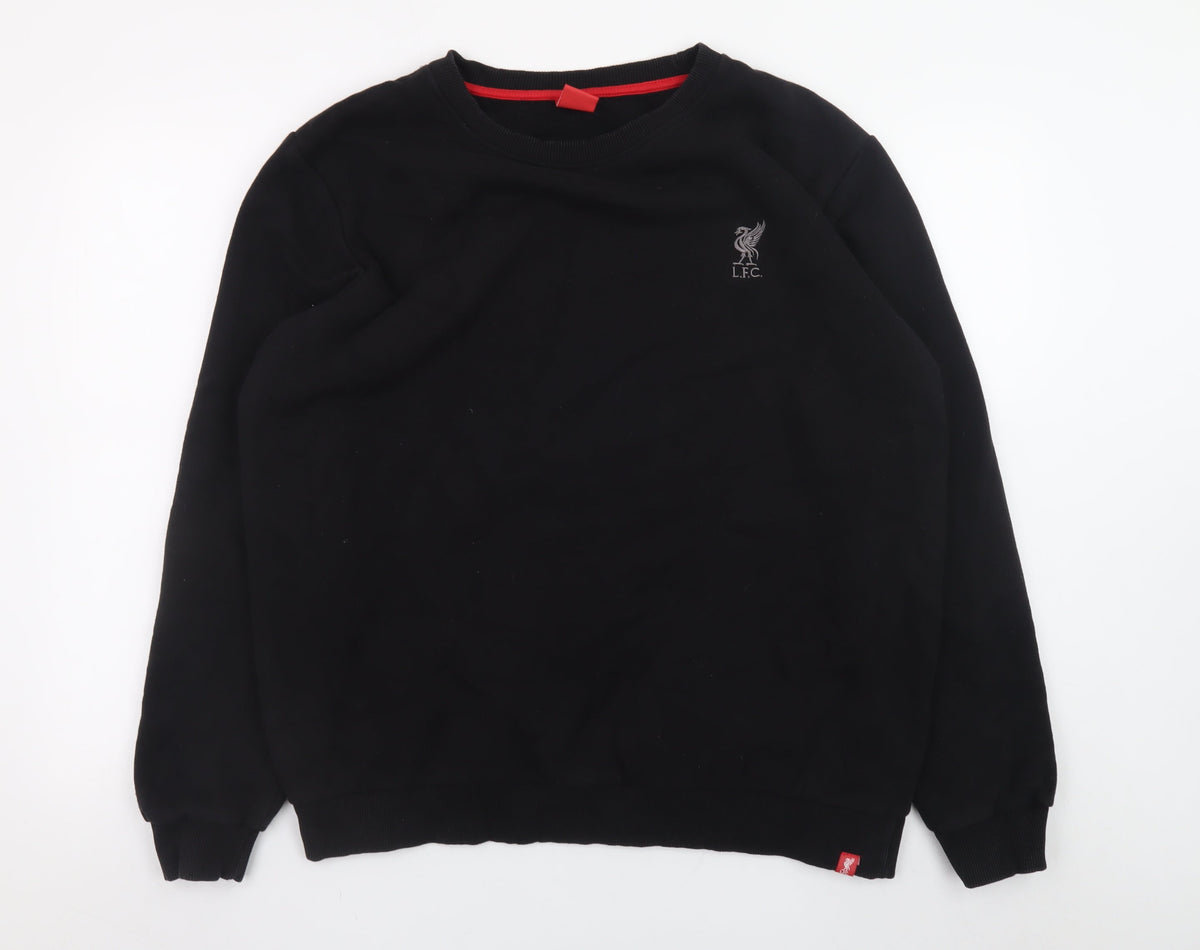 Mens UK Size XL LFC Black Pullover Sweatshirt