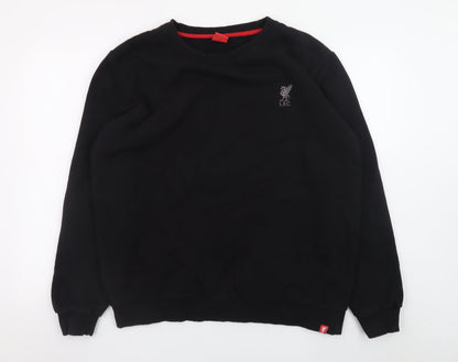 Mens UK Size XL LFC Black Pullover Sweatshirt