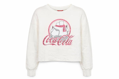 Womens UK Size L NEXT White Pullover Sweatshirt