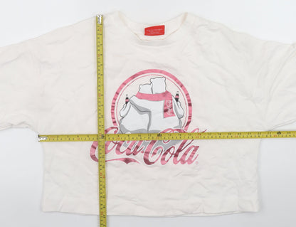 Womens UK Size L NEXT White Pullover Sweatshirt