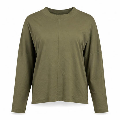 Womens UK Size L Mango Green Basic T-Shirt