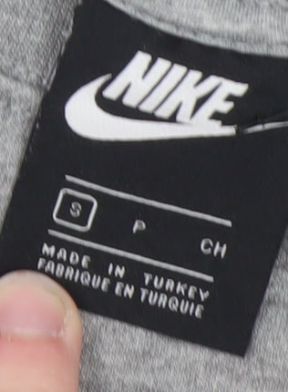Mens UK Size S Nike Grey Pullover Sweatshirt