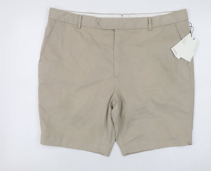 Mens UK Size 42 Marks and Spencer Regular Fit Chino Shorts