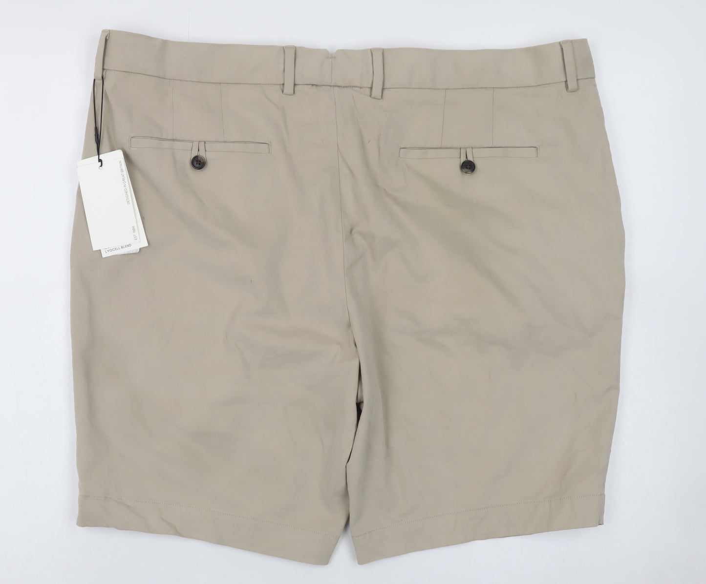 Mens UK Size 42 Marks and Spencer Regular Fit Chino Shorts