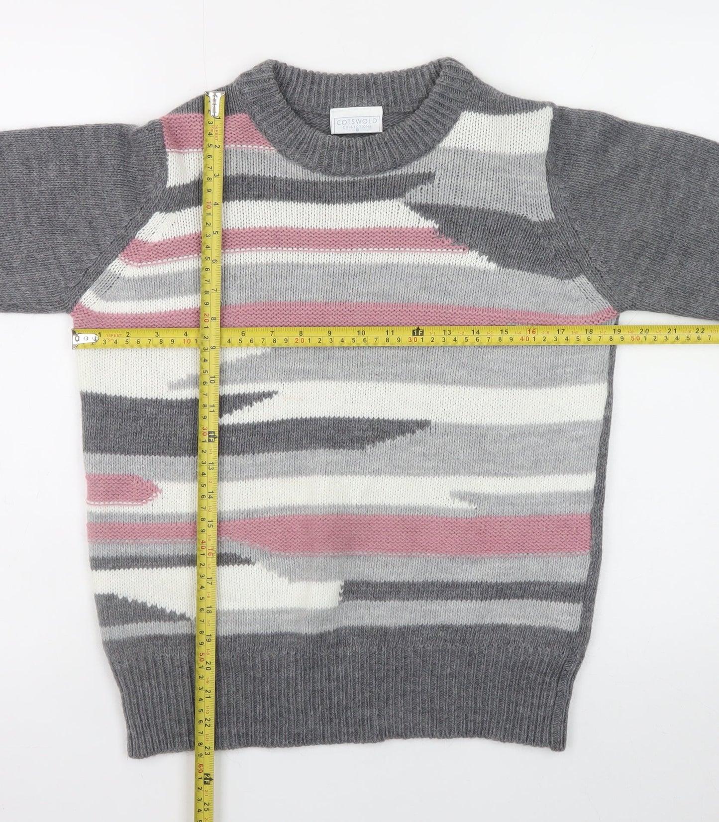 Womens UK Size S Cotswold Collections Multicoloured Pullover Jumper