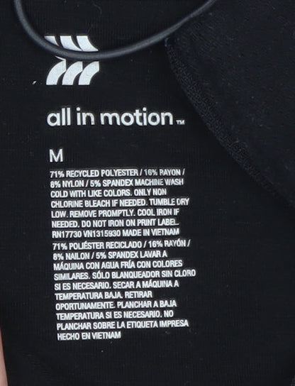 Mens UK Size M All in Motion Black Pullover Sweatshirt