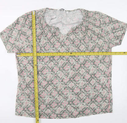 Womens UK Size 18-20 ISLE Pink Tunic Blouse