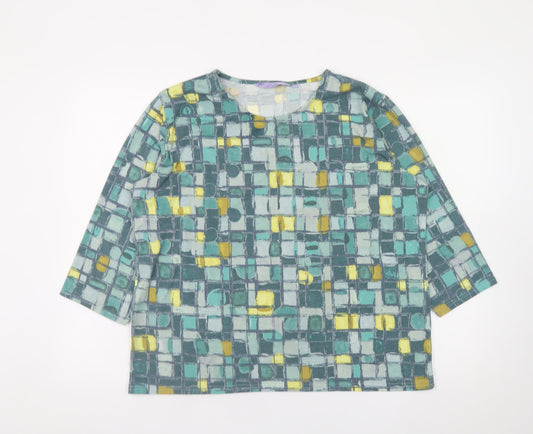 Womens UK Size L Honor Millburn Multicoloured Basic T-Shirt