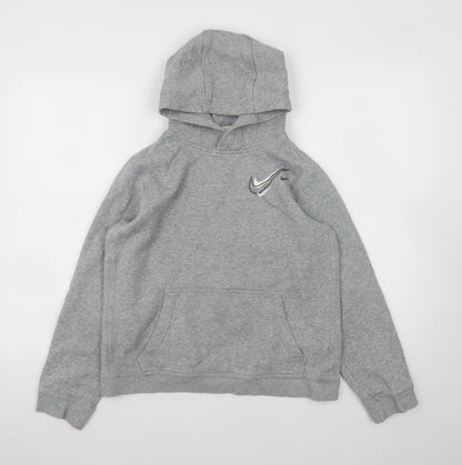 Teens UK Size XL Nike Grey Pullover Hoodie