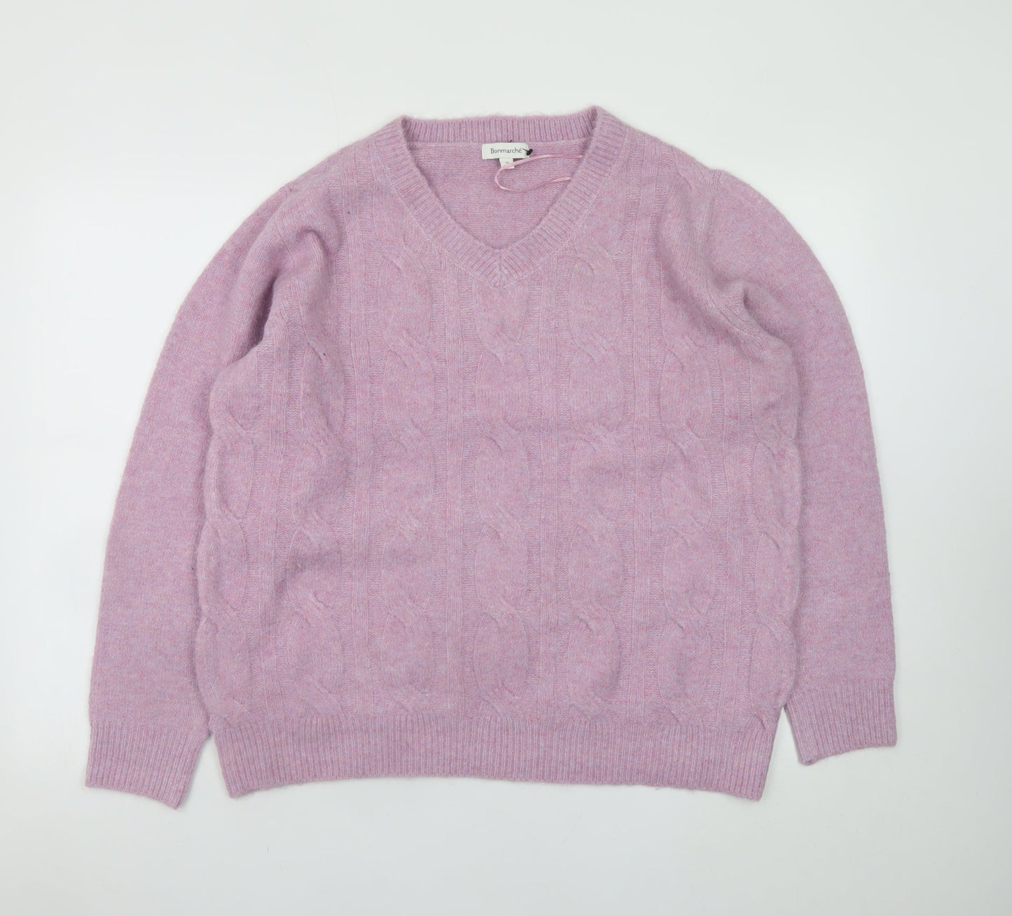 Womens UK Size 18 Bonmarché Pink Pullover Jumper