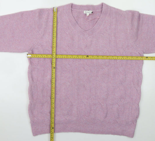 Womens UK Size 18 Bonmarché Pink Pullover Jumper