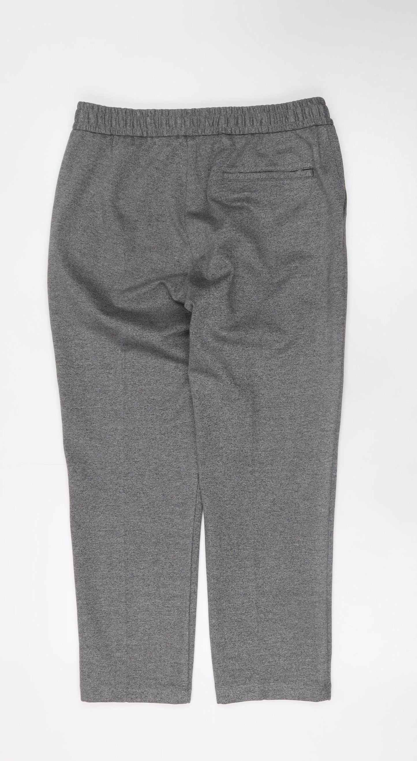 Mens UK Size 32S Topman Slim Fit Casual Workwear Travel Grey Trousers
