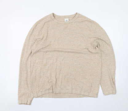 Womens UK Size M Gap Beige Pullover Jumper