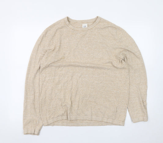 Womens UK Size M Gap Beige Pullover Jumper