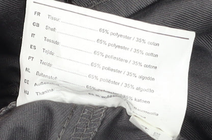 Mens UK Size M Deltaplus Regular Fit Cargo Grey Trousers