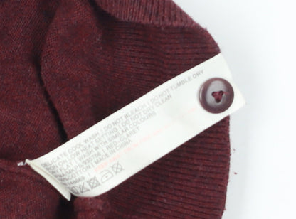 Mens UK Size M FatFace Red Henley Jumper