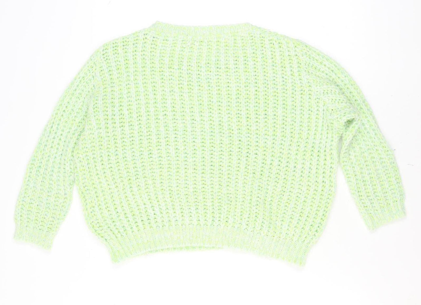 Womens UK Size 10 Warehouse Green Pullover Jumper