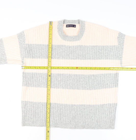 Womens UK Size L Marks and Spencer Multicoloured Pullover Jumper