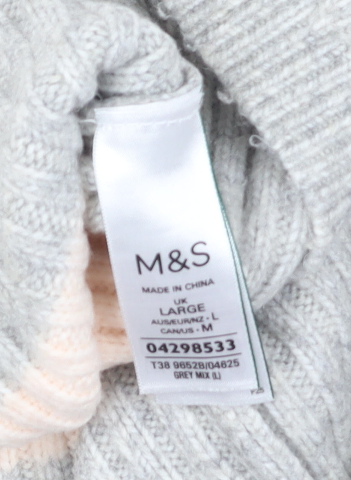Womens UK Size L Marks and Spencer Multicoloured Pullover Jumper
