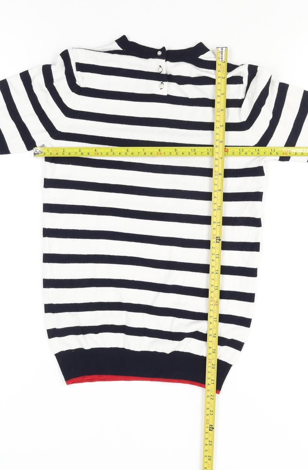 Womens UK Size S Zara Multicoloured Pullover Jumper