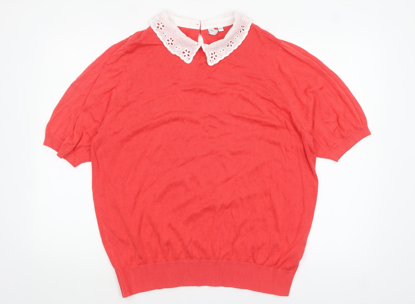 Womens UK Size 20 JD Williams Red Pullover Jumper