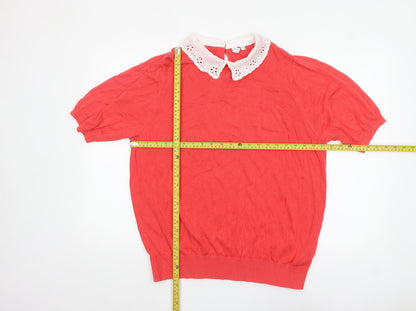 Womens UK Size 20 JD Williams Red Pullover Jumper