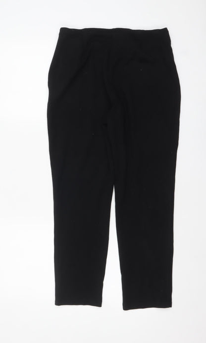 DKNY Womens Black Leggings Size L Slim Fit Stretch Jersey Trousers
