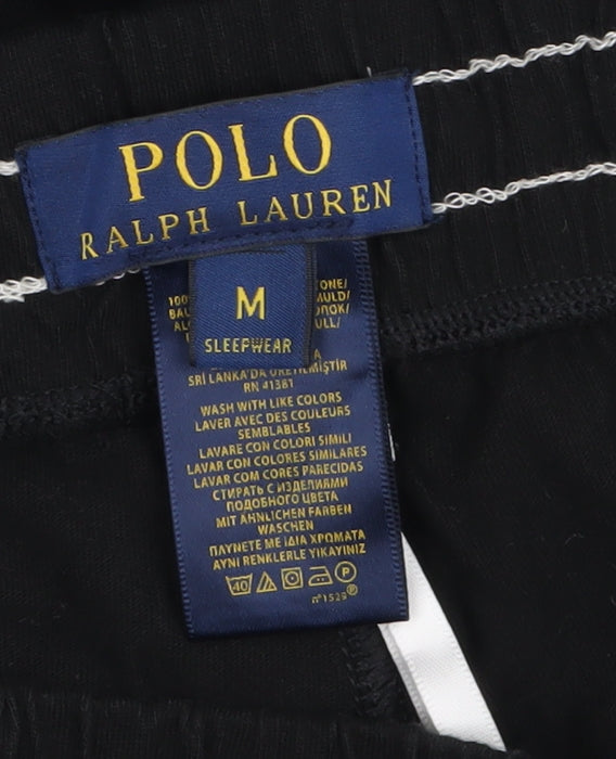 Mens UK Size M Ralph Lauren Regular Fit Sweatpants Black Trousers
