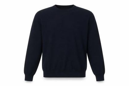 Marks and Spencer Mens Blue Pure Cotton Crew Neck Jumper L
