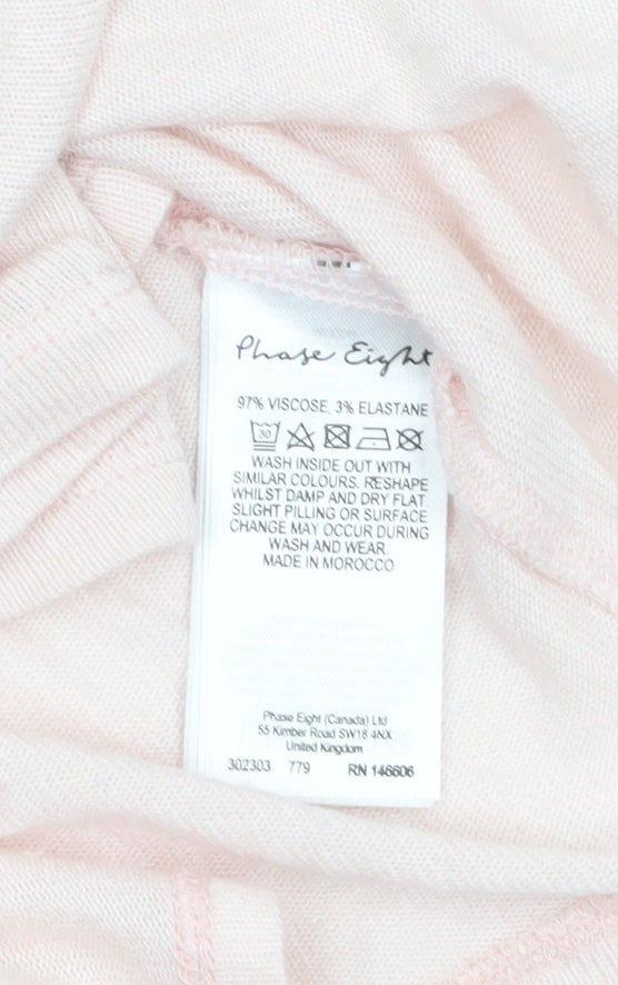 Womens UK Size 12 Phase Eight Pink Pullover Jumper