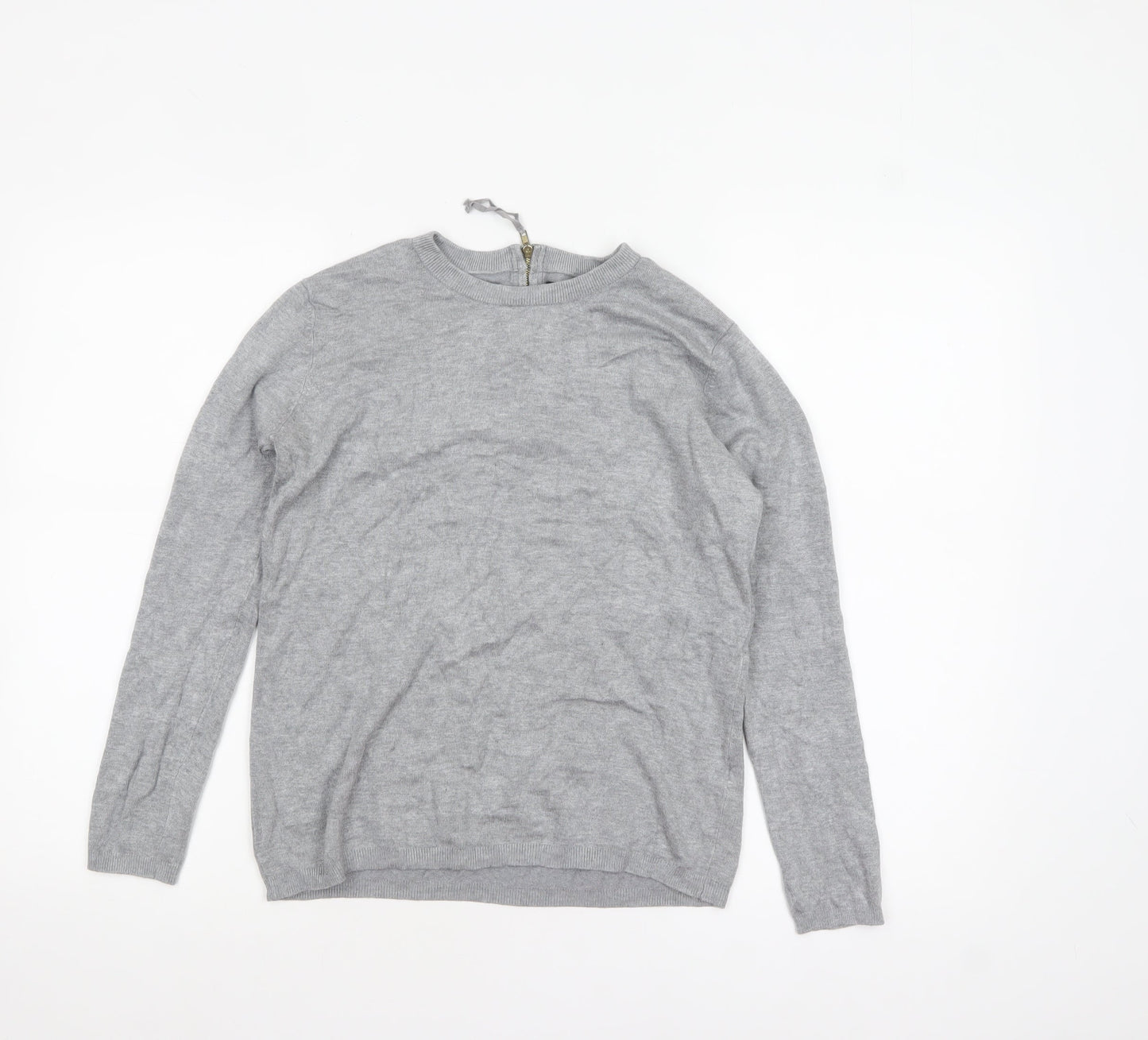 Womens UK Size 12 Zara Grey Pullover Jumper