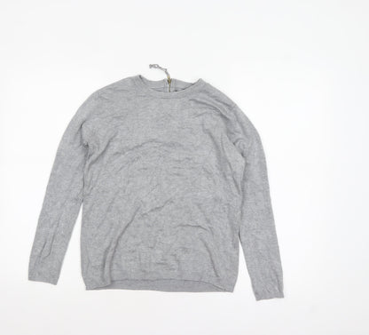 Womens UK Size 12 Zara Grey Pullover Jumper