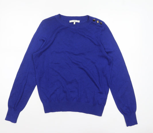 Womens UK Size S NEXT Blue Pullover Jumper