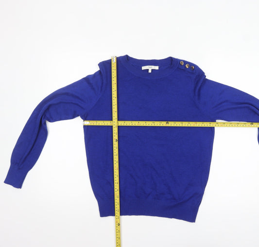 Womens UK Size S NEXT Blue Pullover Jumper