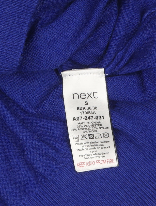 Womens UK Size S NEXT Blue Pullover Jumper