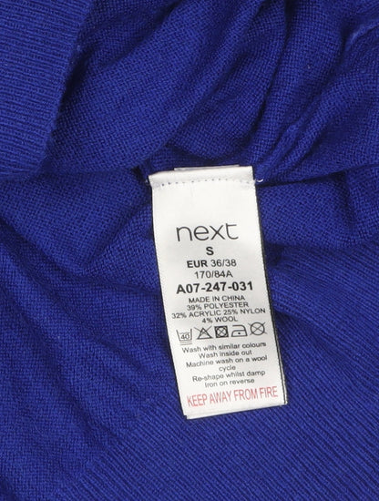 Womens UK Size S NEXT Blue Pullover Jumper