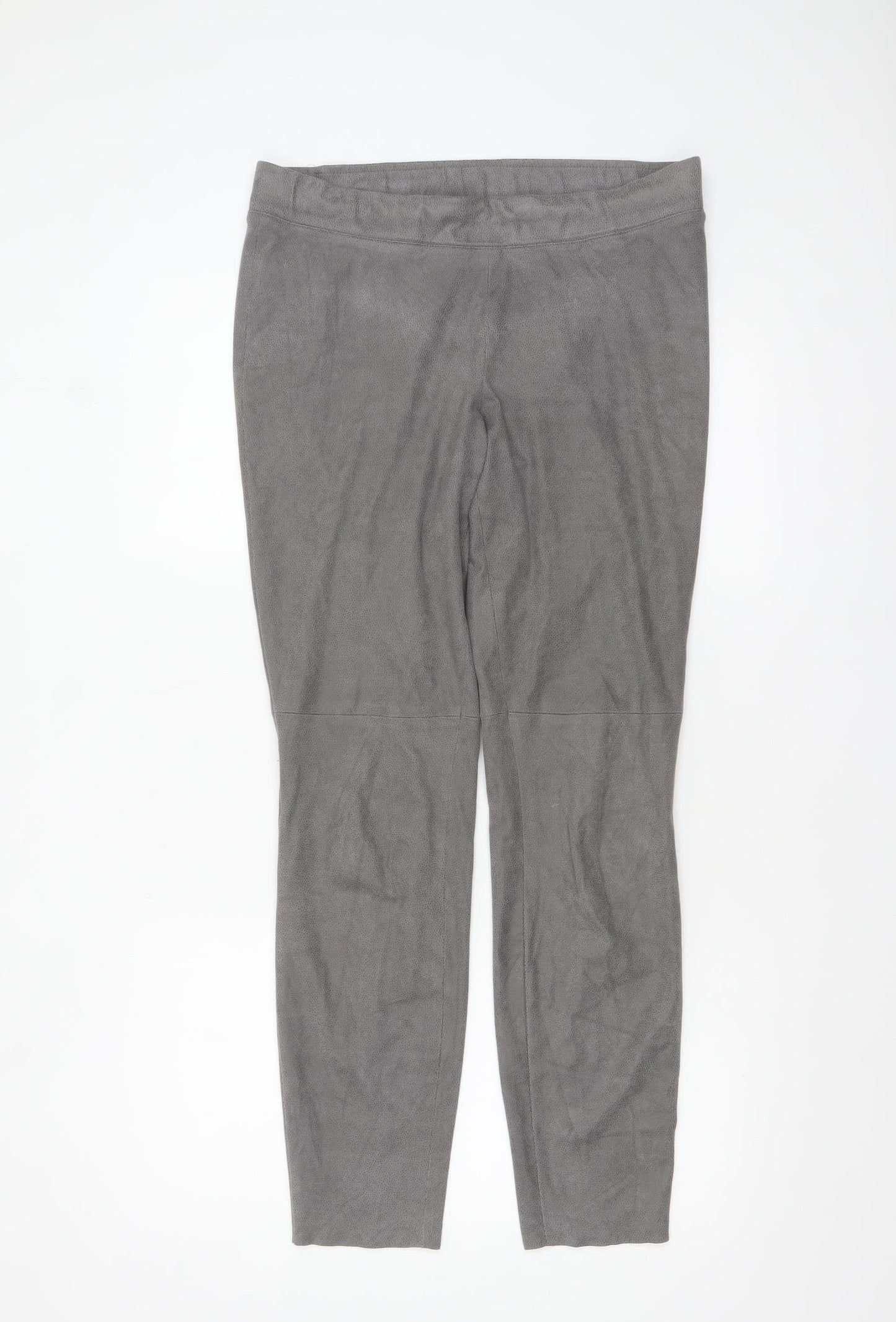 Womens UK Size 12 Cambio Slim Fit Leggings Grey Trousers