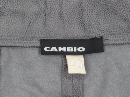 Womens UK Size 12 Cambio Slim Fit Leggings Grey Trousers
