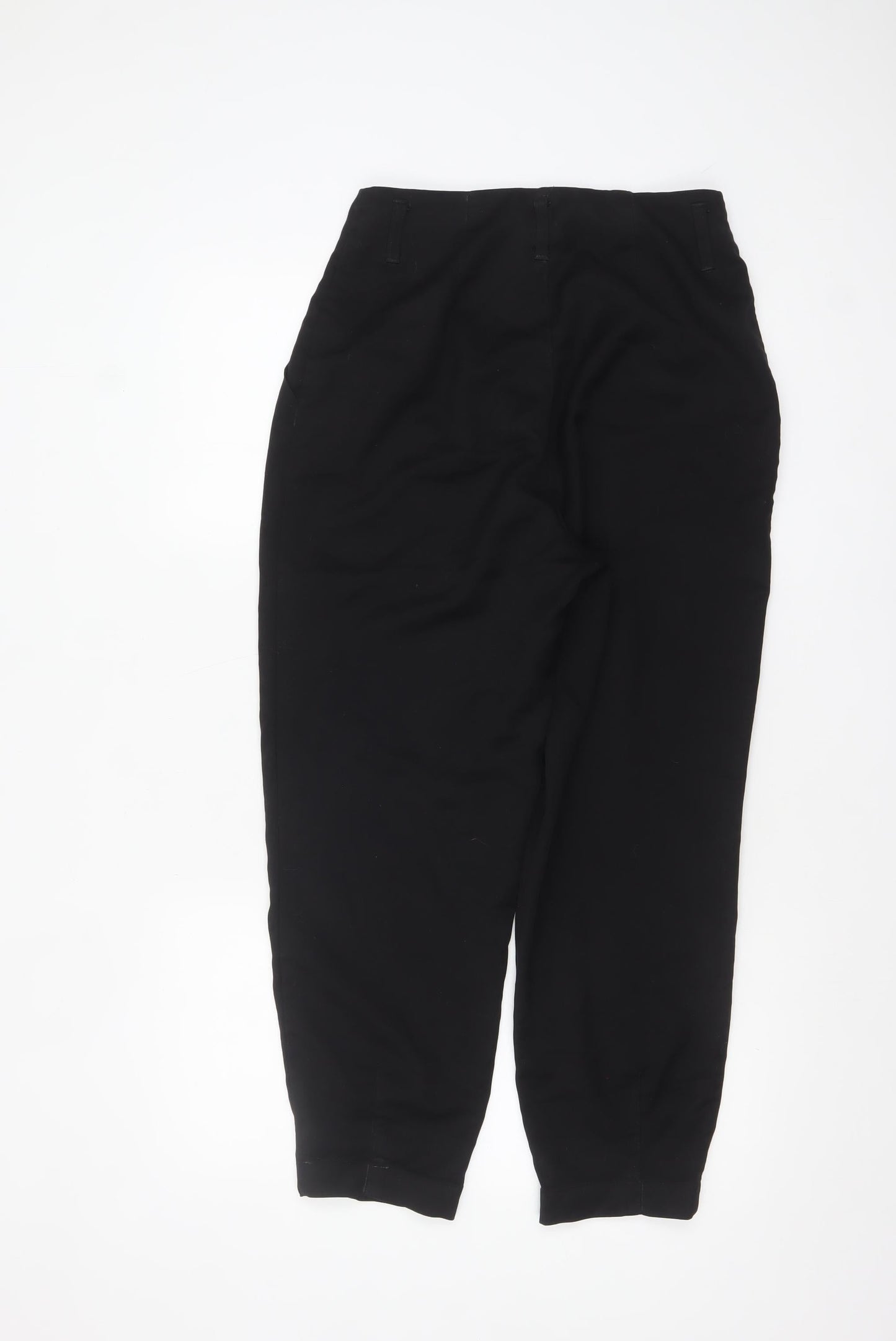 H&M Divided Women’s Black High-Rise Slim Tapered Trousers Size 10