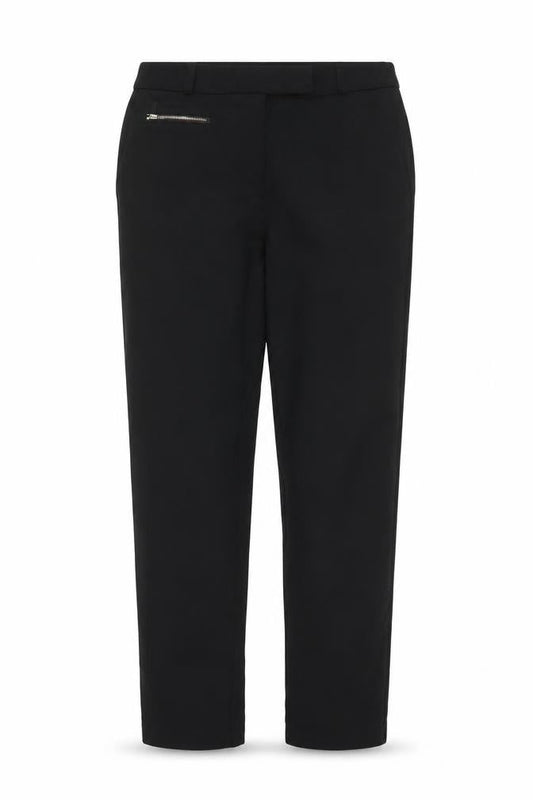 Womens UK Size 10 Nutmeg Slim Fit CasualBusinessWorkwear Black Trousers