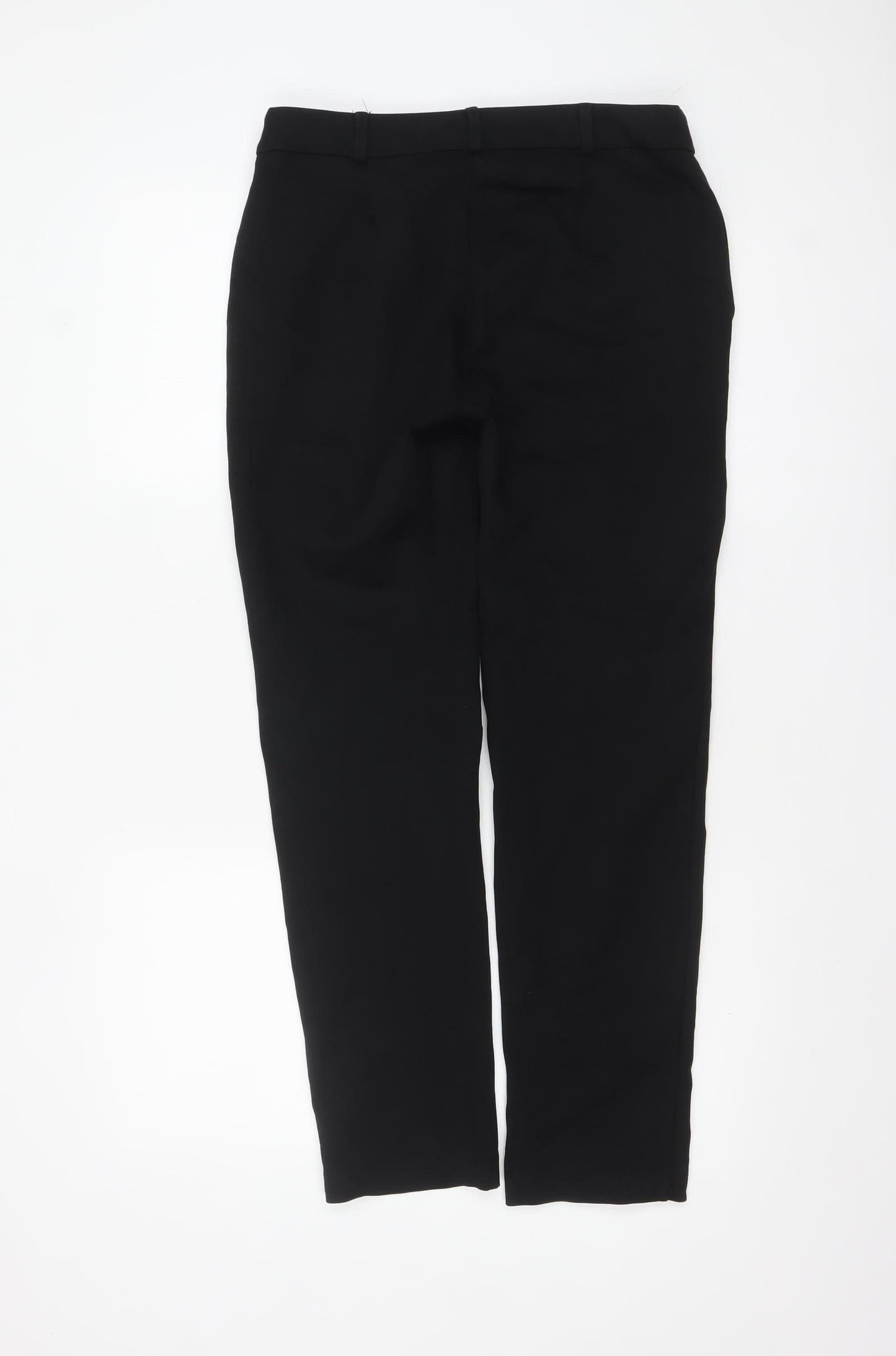 Womens UK Size 10 Nutmeg Slim Fit CasualBusinessWorkwear Black Trousers