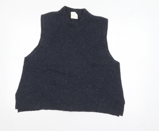 Womens UK Size 14 Thought Grey Vest Jumper