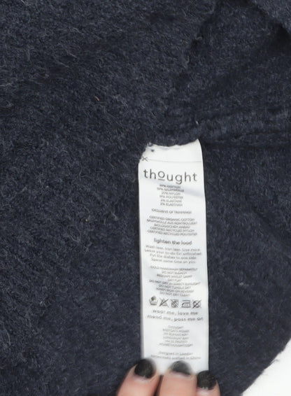 Womens UK Size 14 Thought Grey Vest Jumper