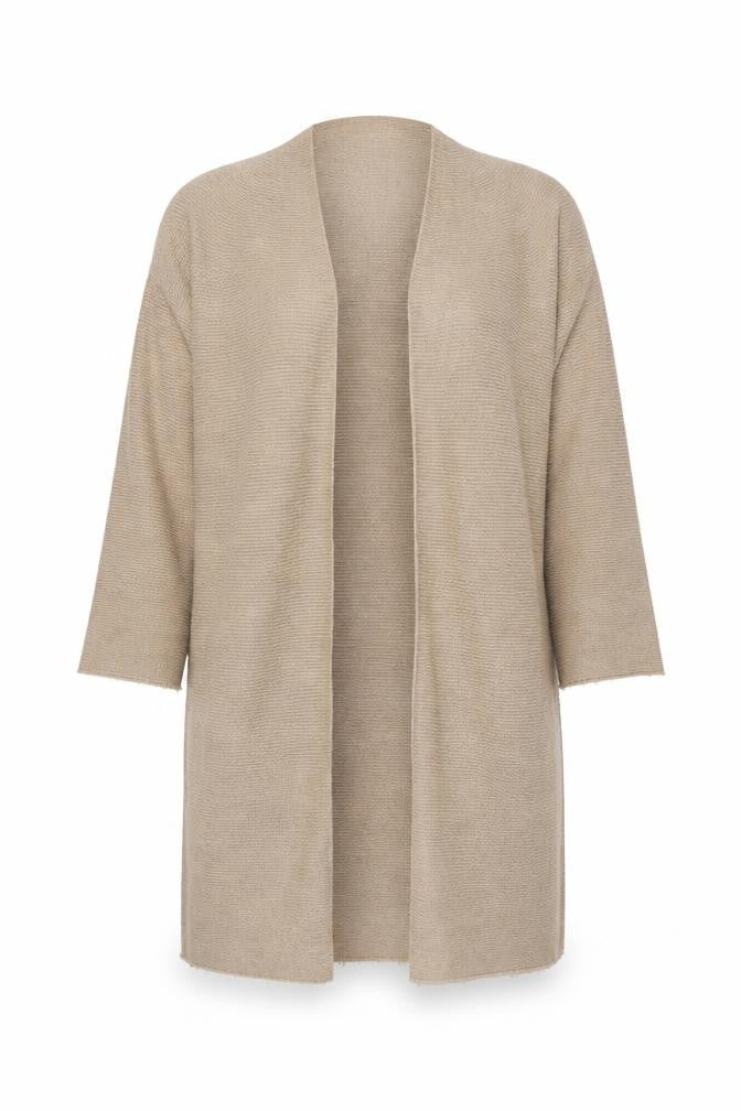 The White Company Womens Beige Wool Cashmere Cardigan XS