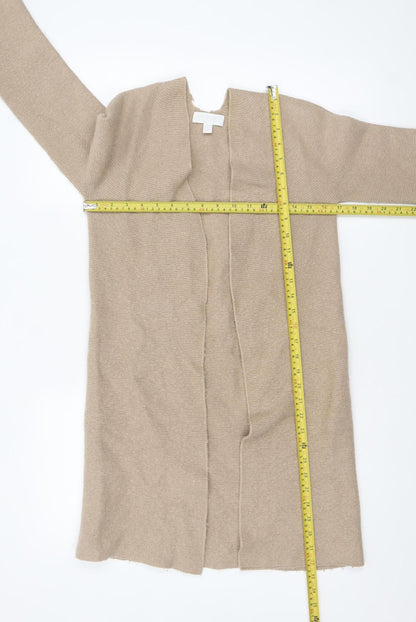 The White Company Womens Beige Wool Cashmere Cardigan XS